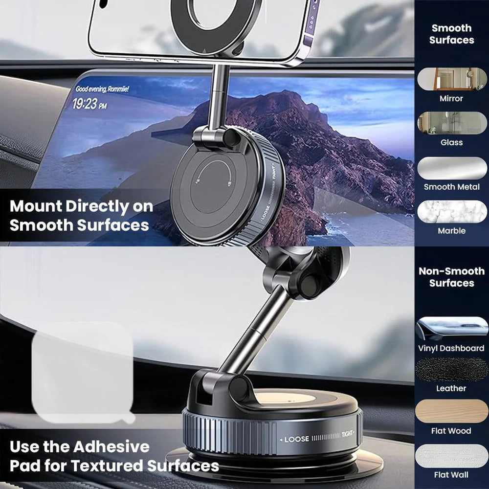 MagPro 360° Vacuum Magnetic Car Phone Holder