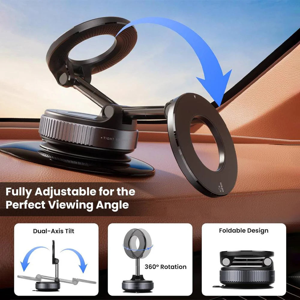 MagPro 360° Vacuum Magnetic Car Phone Holder