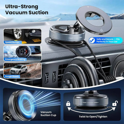 MagPro 360° Vacuum Magnetic Car Phone Holder