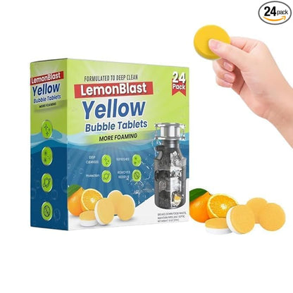 Deep Clean Foaming Drain Tablets for Sink & Pipe Clogs