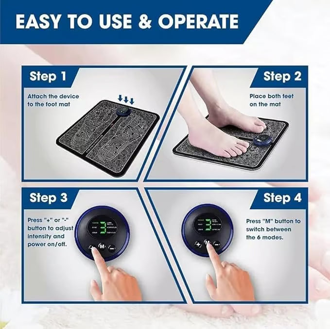 Foot & Body Massager – Wireless EMS Pain Relief Machine