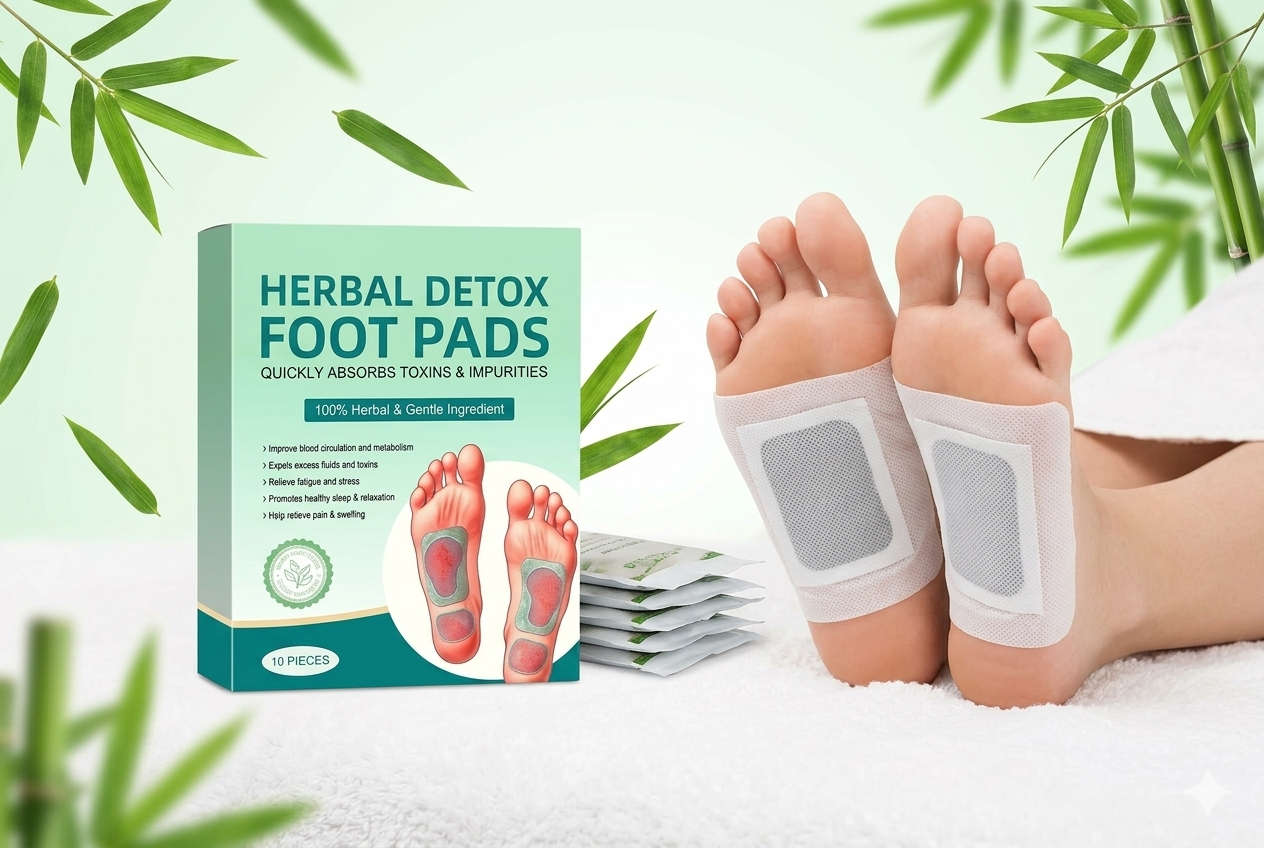Natural Herbal Foot Pads – Pack of 20