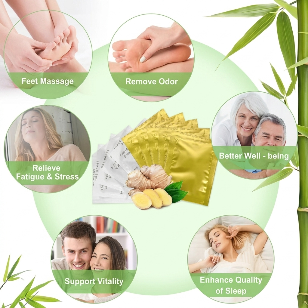 Natural Herbal Foot Pads – Pack of 20