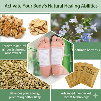 Natural Herbal Foot Pads – Pack of 20