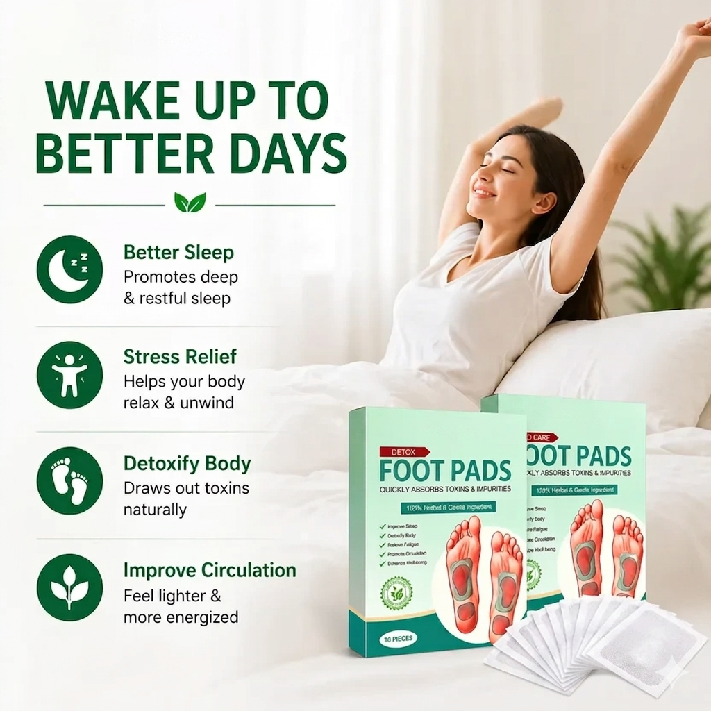 Natural Herbal Foot Pads – Pack of 20