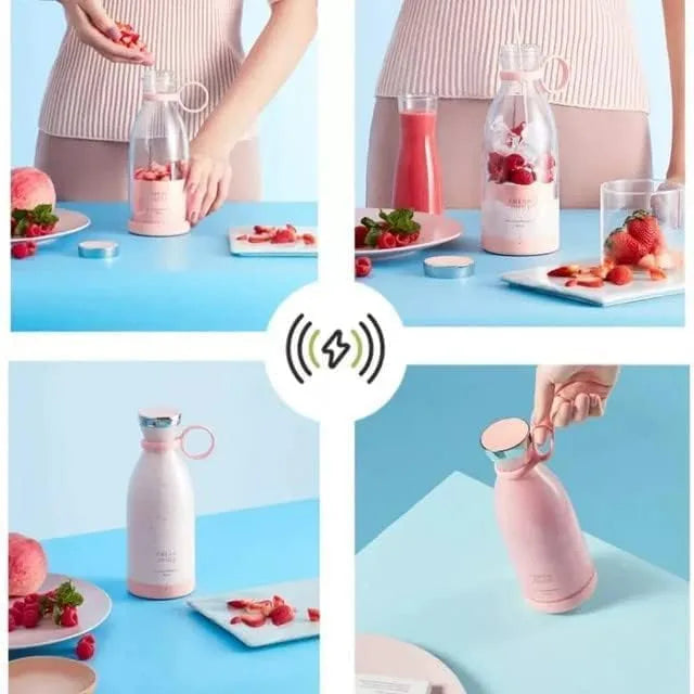 Portable Mini Juice Blender – USB Rechargeable Smoothie Maker