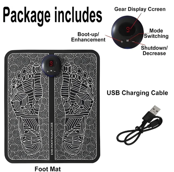 Foot & Body Massager – Wireless EMS Pain Relief Machine