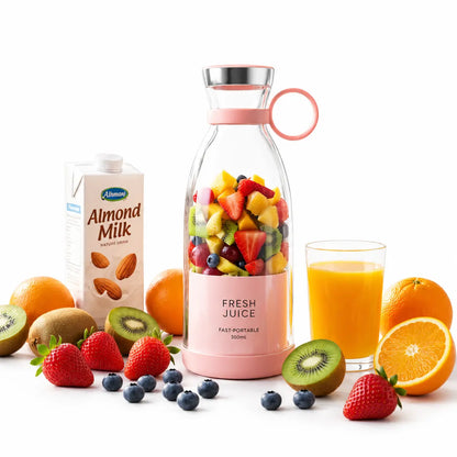 Portable Mini Juice Blender – USB Rechargeable Smoothie Maker