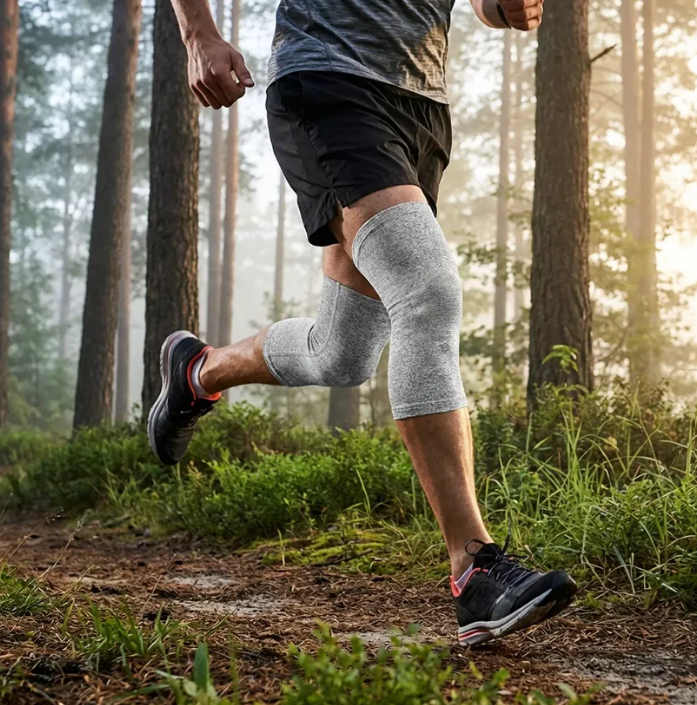 Bamboo Fabric Knee Sleeves – Unisex Compression Support