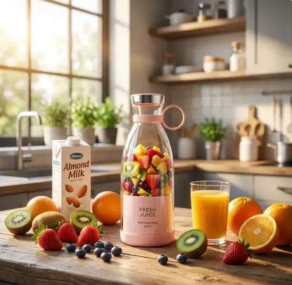 Portable Mini Juice Blender – USB Rechargeable Smoothie Maker